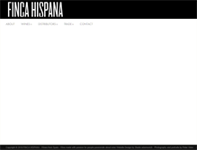 Tablet Screenshot of fincahispana.com